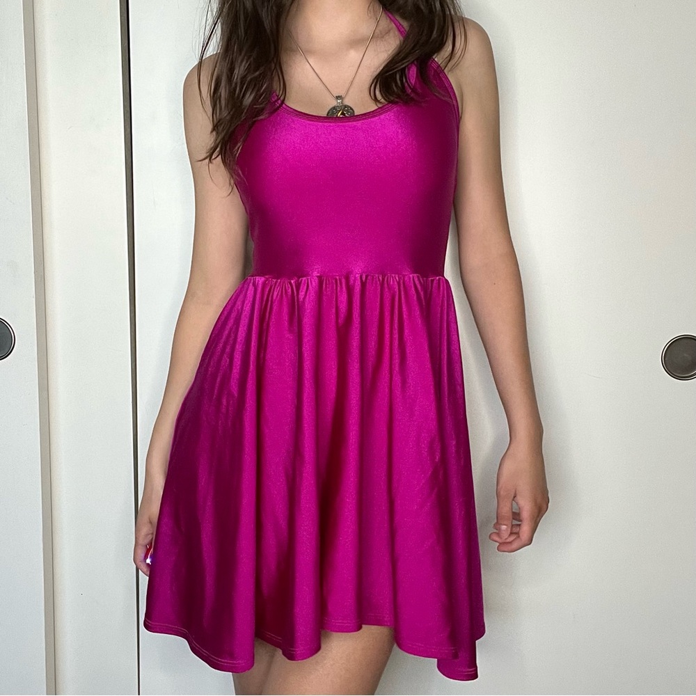 American Apparel Disco Halter Dress